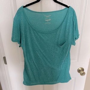 American Eagle Swoop Neck T-Shirt
